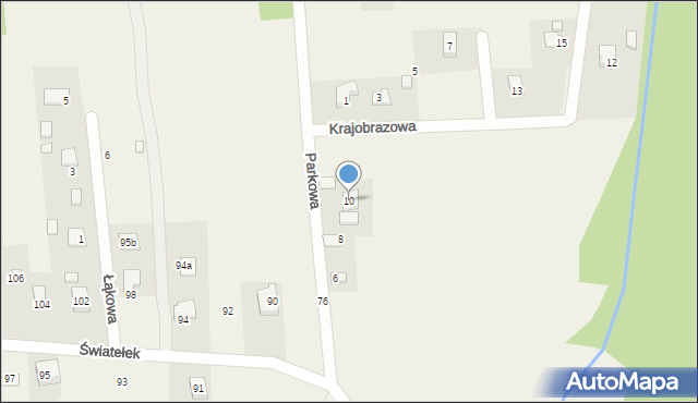 Ćmińsk, Parkowa, 10, mapa Ćmińsk