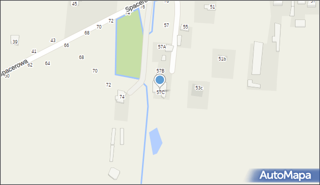 Cybulice, Partyzantów, 57C, mapa Cybulice
