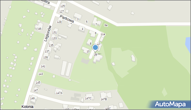 Czeladź, Parkowa, 15, mapa Czeladź