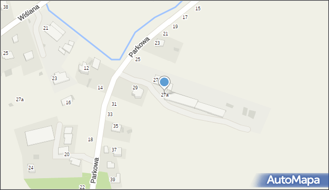 Czernichów, Parkowa, 27a, mapa Czernichów