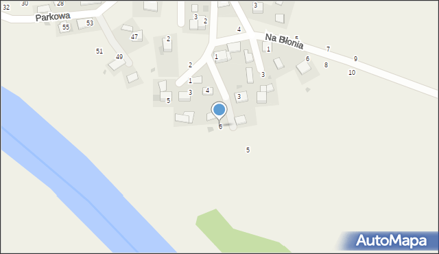 Czernichów, Pasieka, 6, mapa Czernichów