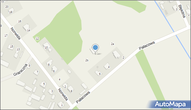 Dębinki, Pałacowa, 4a, mapa Dębinki