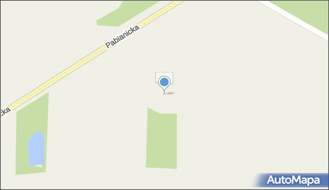 Dobroń, Pabianicka, 33, mapa Dobroń