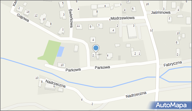 Dobrzyniewo Fabryczne, Parkowa, 6, mapa Dobrzyniewo Fabryczne