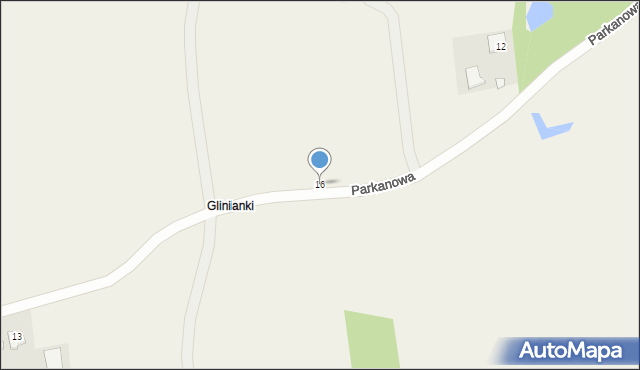 Dubeczno, Parkanowa, 16, mapa Dubeczno