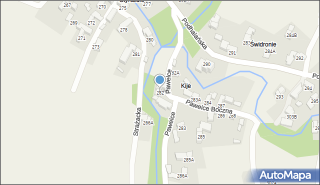 Dzianisz, Pawelce, 4, mapa Dzianisz