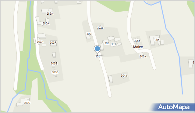 Dzianisz, Pawelce Boczna, 16, mapa Dzianisz