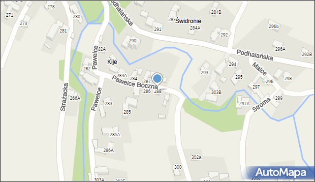 Dzianisz, Pawelce Boczna, 6, mapa Dzianisz