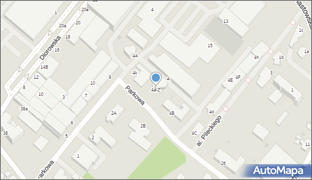 Dzierżoniów, Parkowa, 4a-2, mapa Dzierżoniów