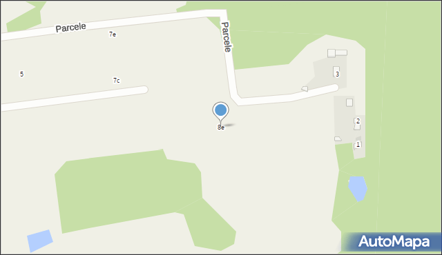 Gąsocin, Parcele, 8e, mapa Gąsocin