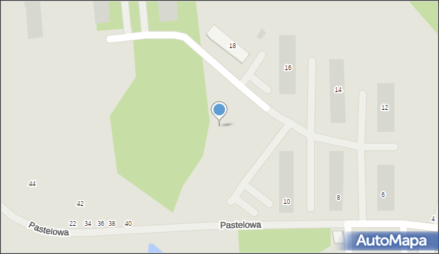 Gdańsk, Pastelowa, 24, mapa Gdańska