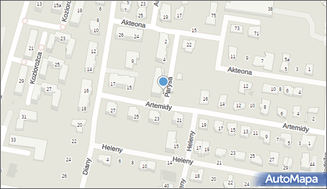 Gdańsk, Parysa, 8, mapa Gdańska