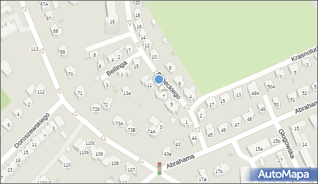 Gdańsk, Paneckiego Władysława, dr., 9, mapa Gdańska