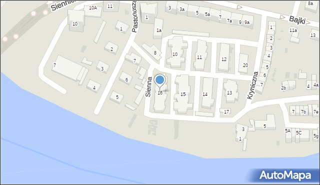 Gdańsk, Pastoriusza Joachima, 16, mapa Gdańska