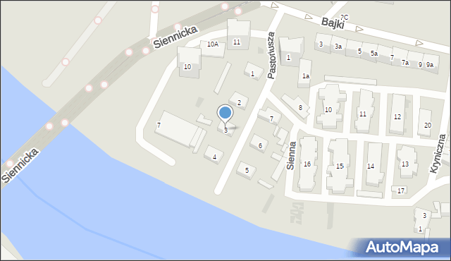 Gdańsk, Pastoriusza Joachima, 3, mapa Gdańska