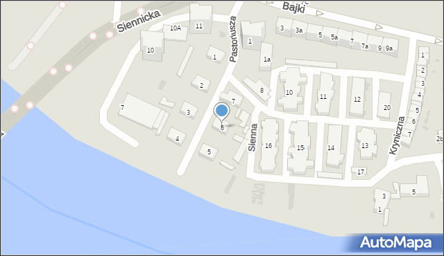 Gdańsk, Pastoriusza Joachima, 6, mapa Gdańska