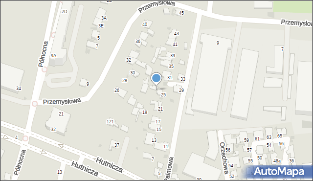 Gdynia, Palmowa, 27, mapa Gdyni