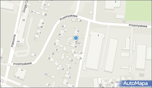 Gdynia, Palmowa, 37, mapa Gdyni