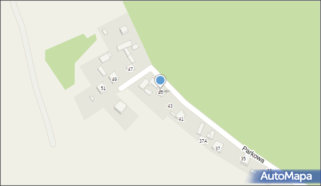 Giebło-Kolonia, Parkowa, 45, mapa Giebło-Kolonia