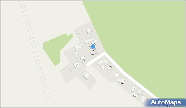 Giebło-Kolonia, Parkowa, 47, mapa Giebło-Kolonia