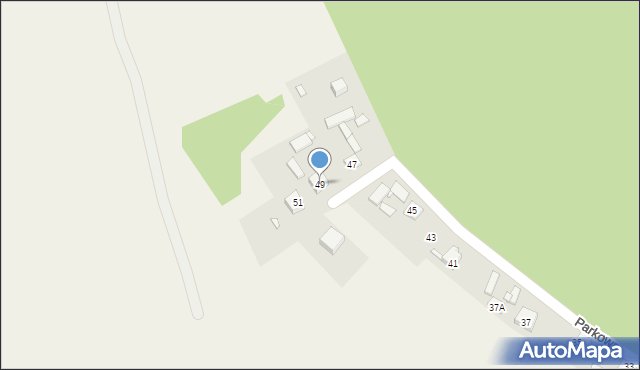 Giebło-Kolonia, Parkowa, 49, mapa Giebło-Kolonia