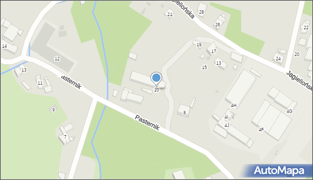 Głogówek, Pasternik, 10, mapa Głogówek