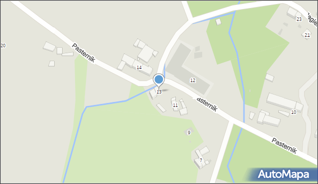 Głogówek, Pasternik, 13, mapa Głogówek