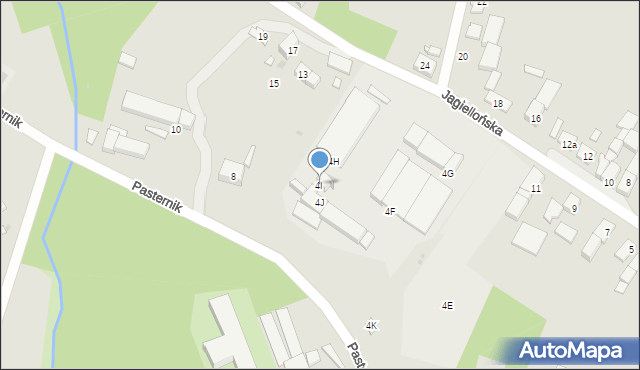 Głogówek, Pasternik, 4I, mapa Głogówek