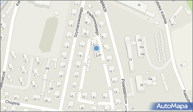 Głuchołazy, Paderewskiego Ignacego Jana, 4, mapa Głuchołazy