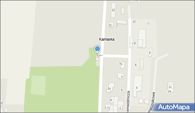 Gniewkowo, Parkowa, 1, mapa Gniewkowo