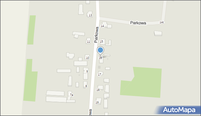 Gniewkowo, Parkowa, 16, mapa Gniewkowo
