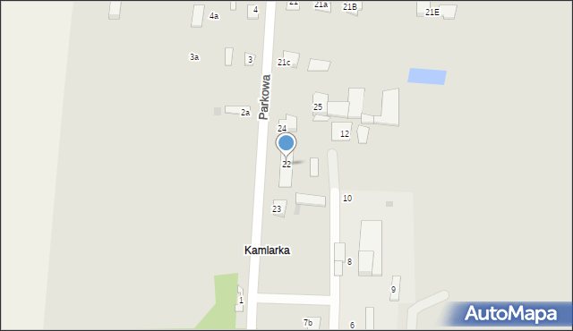 Gniewkowo, Parkowa, 22, mapa Gniewkowo