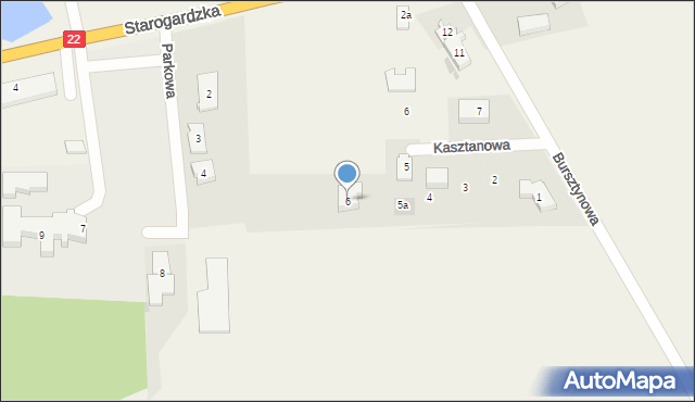 Gniszewo, Parkowa, 6, mapa Gniszewo