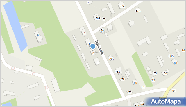 Gończyce, Parkowa, 2, mapa Gończyce