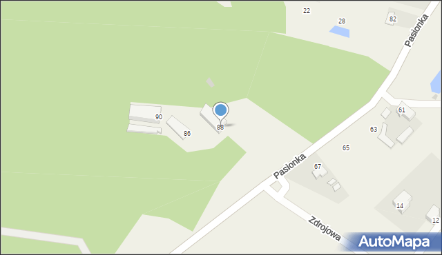 Górki, Pasionka Stanisława, ks., 88, mapa Górki