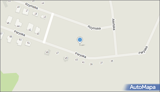 Gorzów Wielkopolski, Paryska, 32, mapa Gorzów Wielkopolski