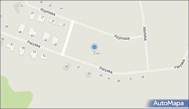 Gorzów Wielkopolski, Paryska, 34, mapa Gorzów Wielkopolski