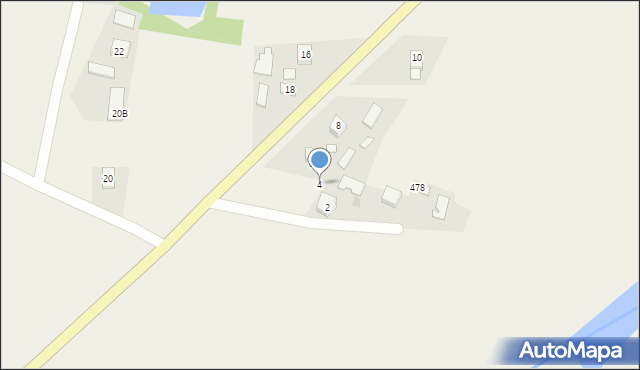 Gorzyce, Pączek Gorzycki, 4, mapa Gorzyce