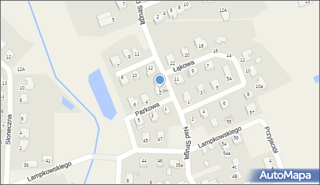 Grębocin, Parkowa, 2, mapa Grębocin