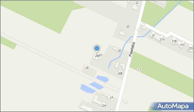 Grochowa, Pawlaka Zbigniewa, 16A, mapa Grochowa