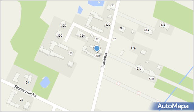 Grochowa, Pawlaka Zbigniewa, 30D, mapa Grochowa