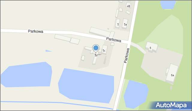 Grodziec, Parkowa, 5d, mapa Grodziec