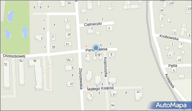 Grójec, Pana Kleksa, 4, mapa Grójec