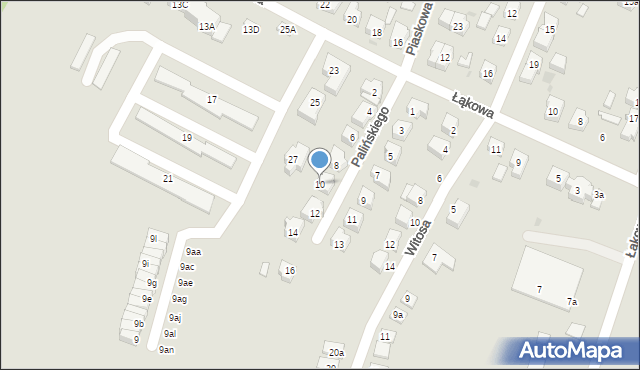 Gryfice, Palińskiego Stanisława, 10, mapa Gryfice