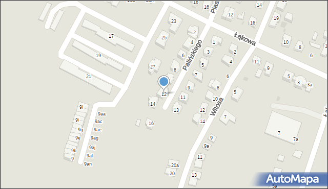 Gryfice, Palińskiego Stanisława, 12, mapa Gryfice