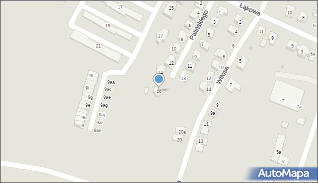 Gryfice, Palińskiego Stanisława, 16, mapa Gryfice