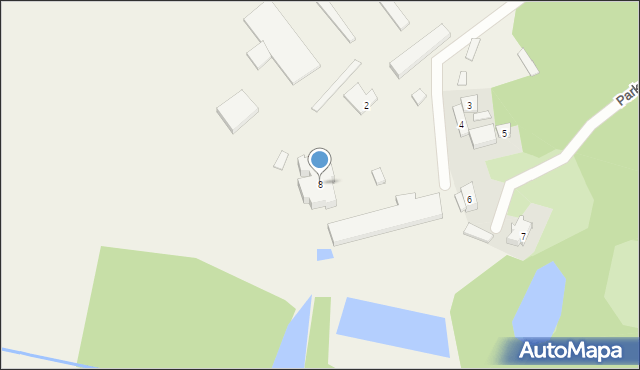 Grzymiszew, Parkowa, 8, mapa Grzymiszew