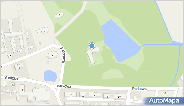 Gułtowy, Park Bnińskiego Adolfa, 3, mapa Gułtowy