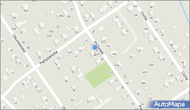Halinów, Parkowa, 49, mapa Halinów