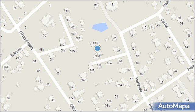 Halinów, Parkowa, 63a, mapa Halinów